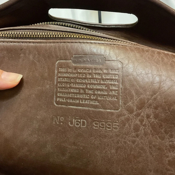 Coach Vintage Large Shopper zip top Tote #9995 from 1996 - Picture 10 of 12